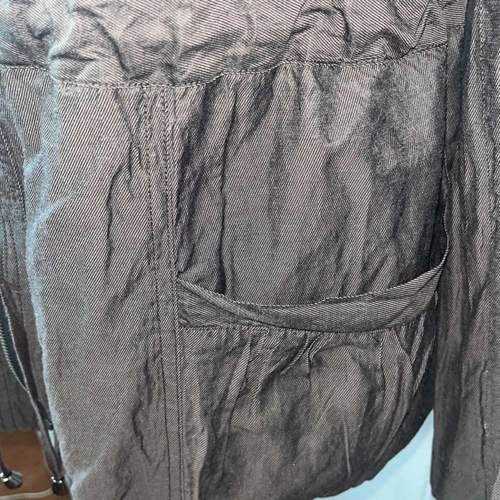 New Directions women’s mocha brow zip up jacket Size XL - Picture 3 of 10